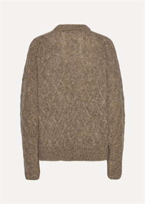 Fluffy knit jumper Pine Bark ROTATE By Birger Christensen 
